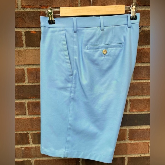 Peter Millar size 36 Salem Performance Golf Shorts 9” inseam color Cottage Blue - Picture 5 of 6